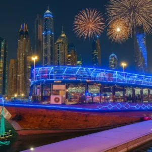 Marina Dubai New Year fireworks Cruise