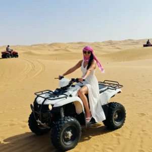 arabian sand dunes atv adventure in dubai