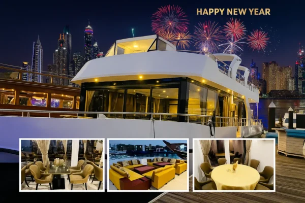 premium luxury canal cruise Dubai nye eve