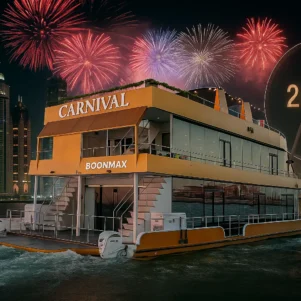 Golden Glass Dinner Cruise Marina NYE in Dubai