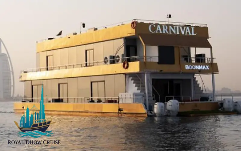Golden Yachts Dubai hosting Golden Glass Cruise Marina NYE party with vibrant celebration