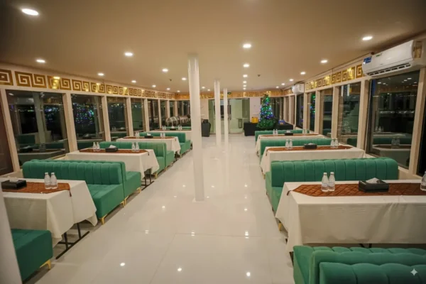 lower deck Carnival dinner dhow