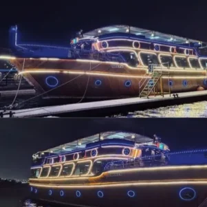 standard wooden canal cruise Dubai nye