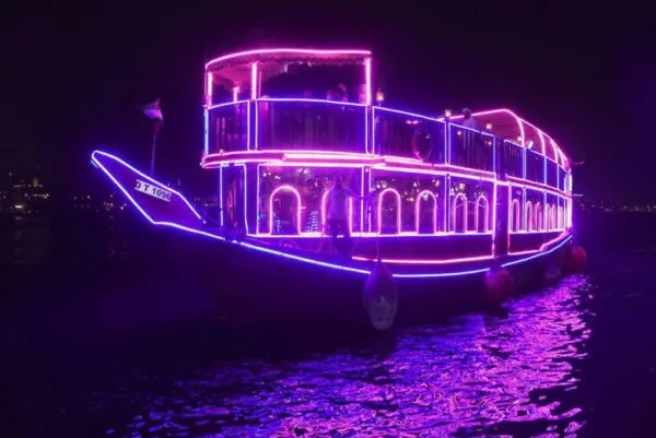 Sunset Dhow Cruise Creek Dubai with Buffet Dinner
