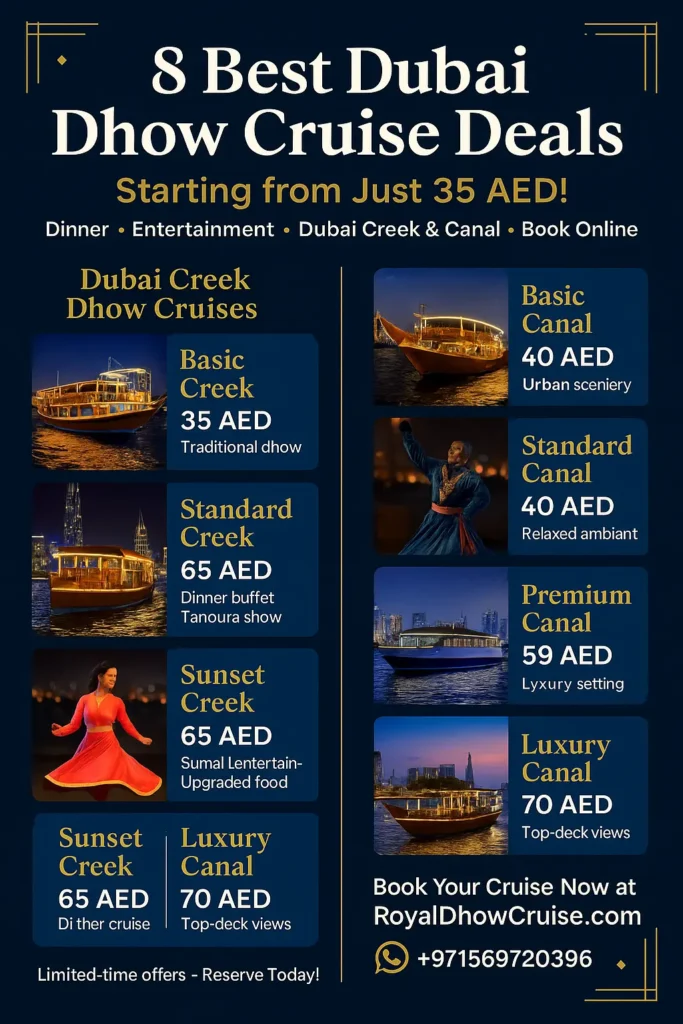 8 best dhow cruises pricing, category, location deal poster