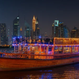 Standard Dhow Cruise Creek Dinner in Dubai