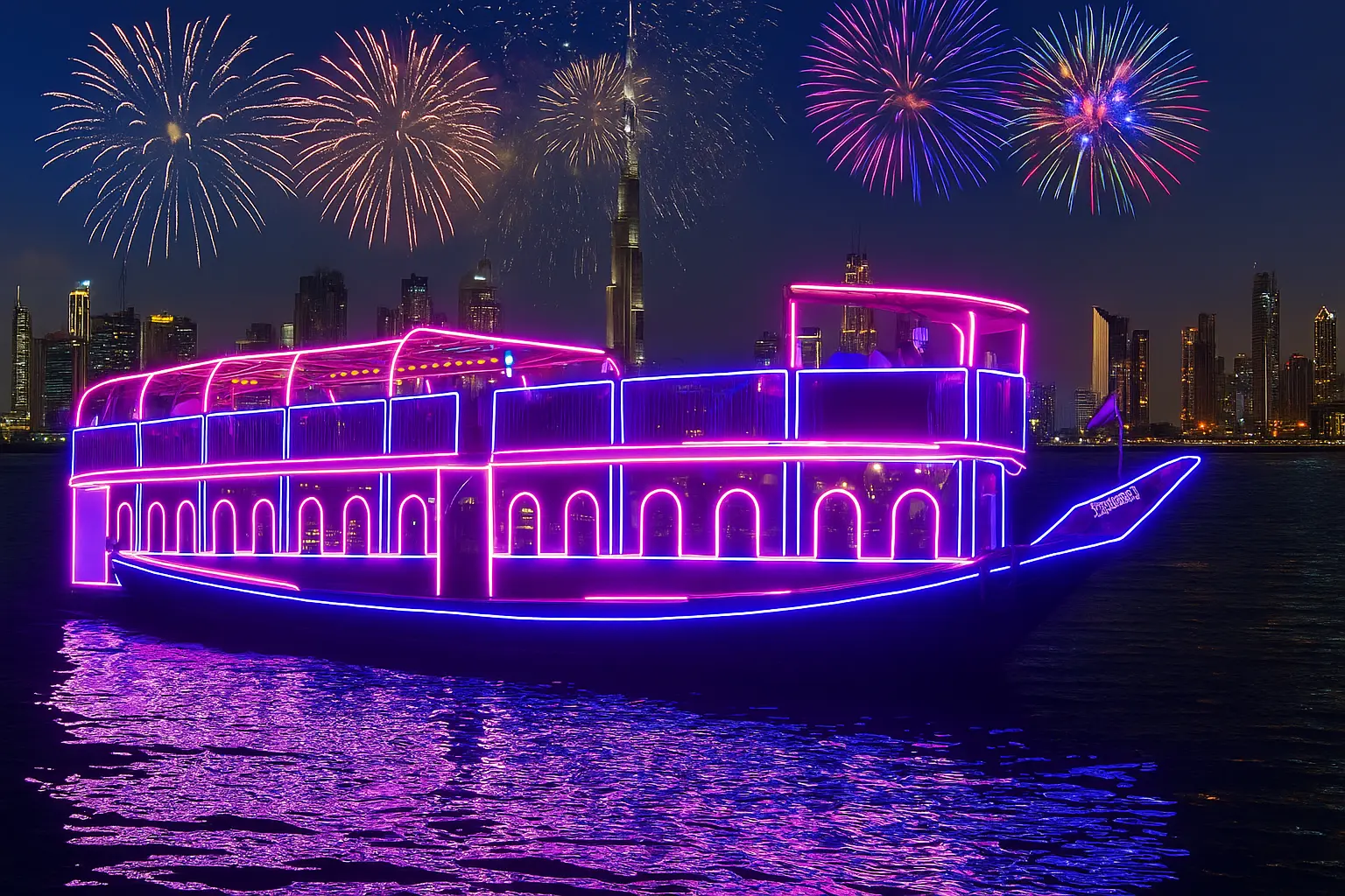 economy al Seef creek cruise Dubai nye