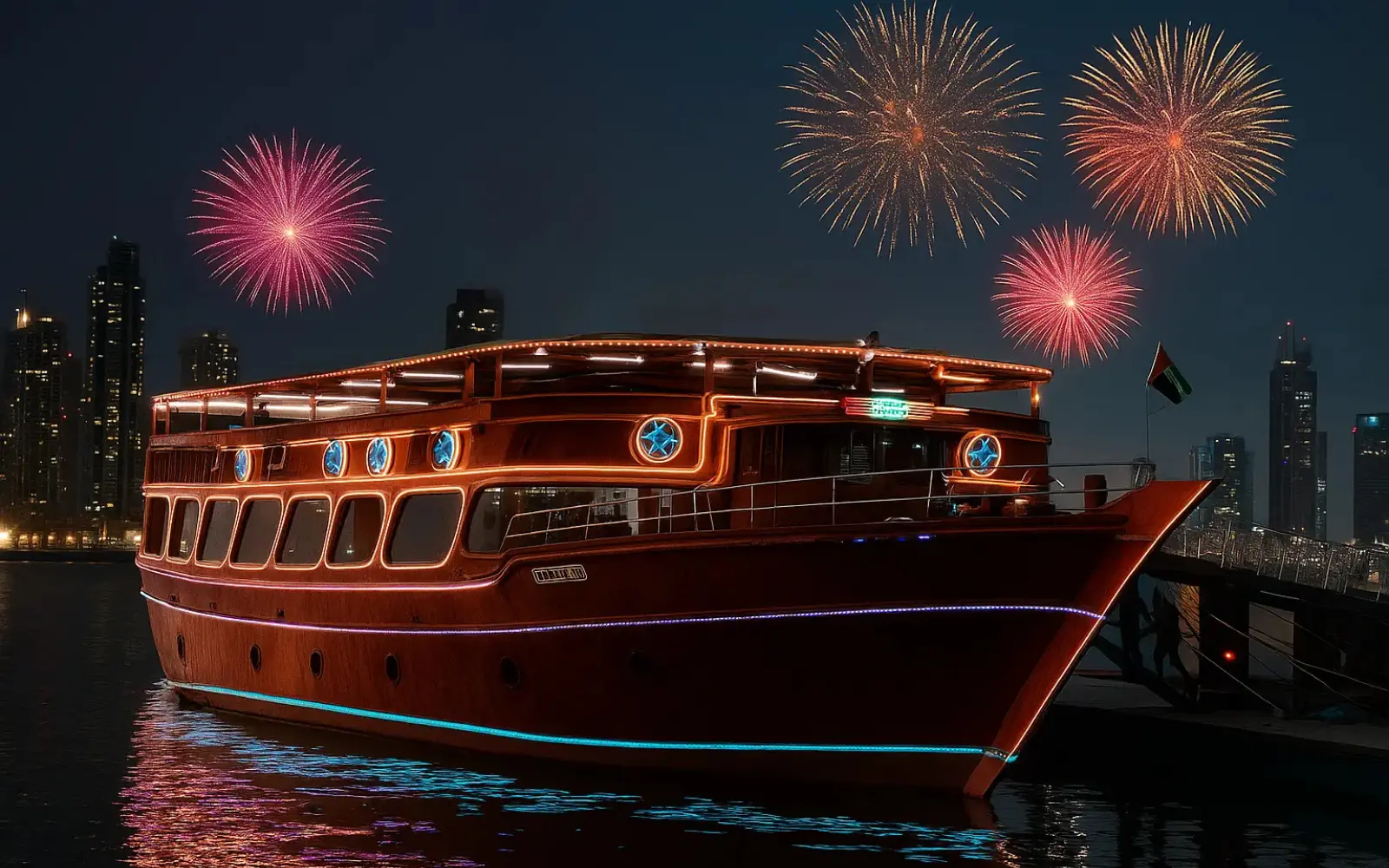 Gold Burj Khalifa Cruise New Year Eve