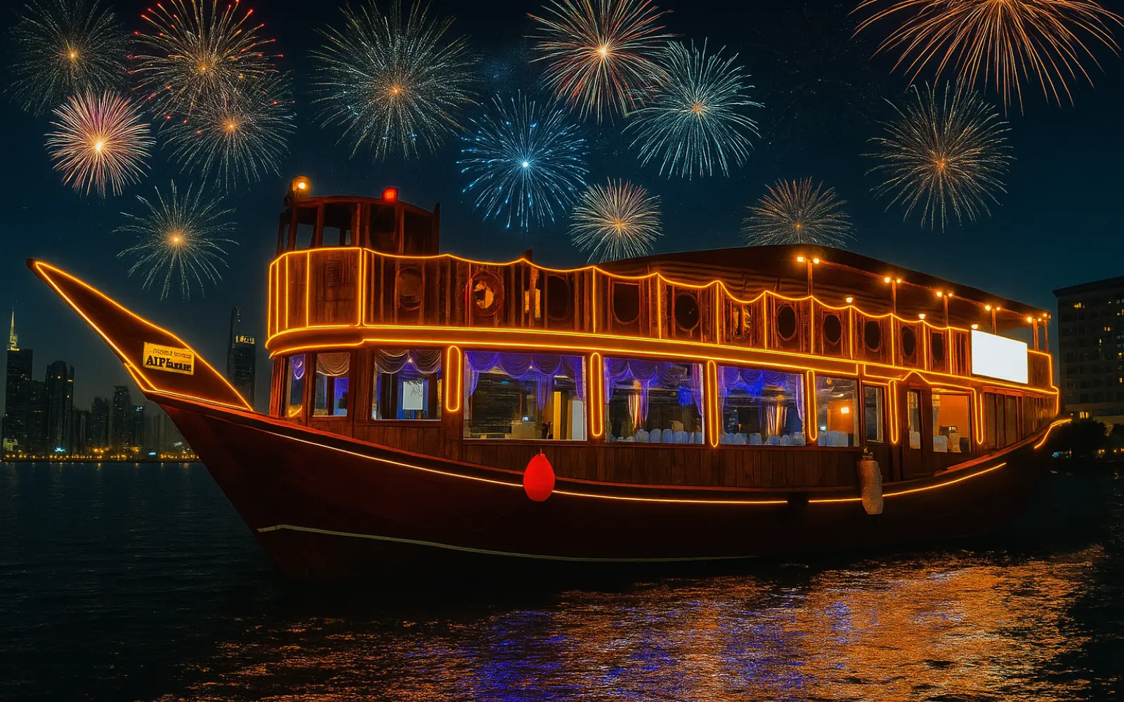 Silver Burj Khalifa Cruise New Year's Eve