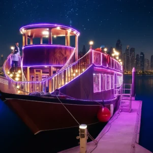 Water Canal Luxury Yacht Cruise in Dubai
