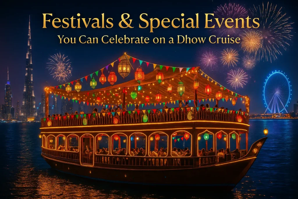 Festivals & Special Events You Can Celebrate on a Royal Dhow Cruise Dinner Marina